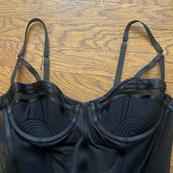 Dolce and Gabbana body suit black silk - Picture 2 of 9